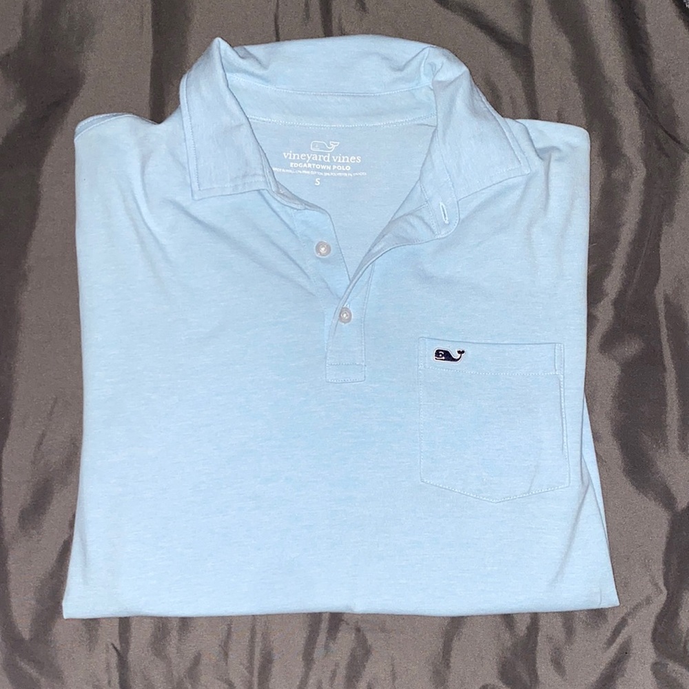 Blue Vineyard Vines Short Sleeve Polo